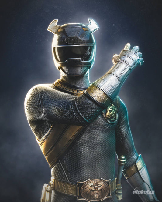 Black Bison Ranger Print by Tokujay – Eternal Con Autograph by Jack Guzman