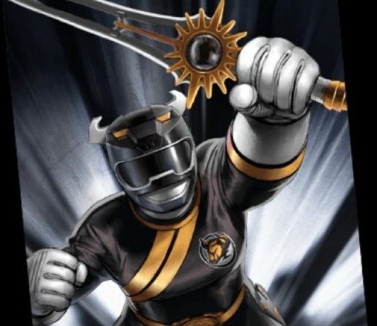 Black Bison Ranger Action Art Print – Signed by Jack Guzman