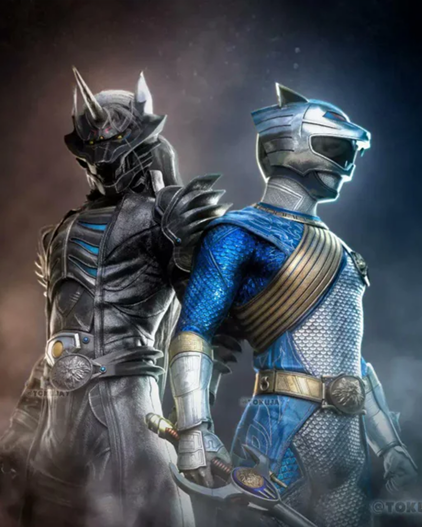 Zen-Aku & Lunar Wolf Ranger Art Print by Tokujay – Eternal Con Signed