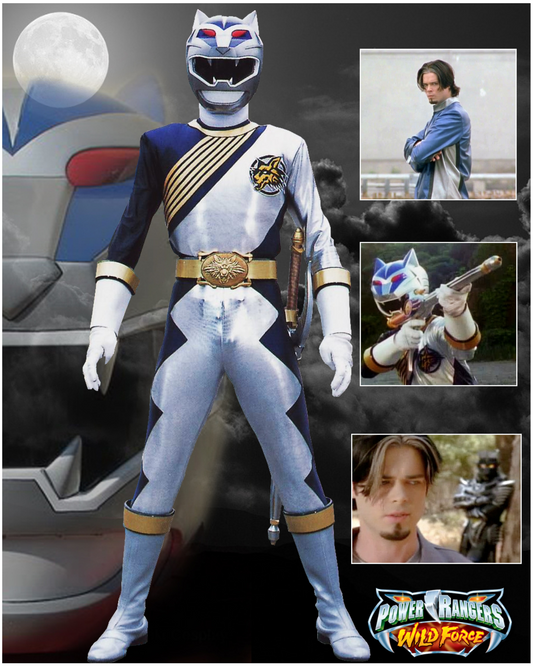 Lunar Wolf Ranger Character Collage Print – Signed by Phillip Andrew