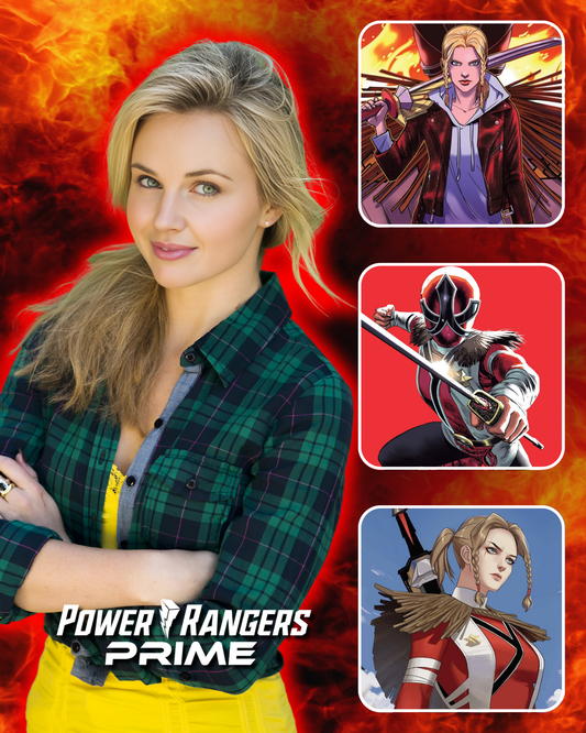 Red Samurai Ranger Crossover Print – Signed by Kimberley Crossman